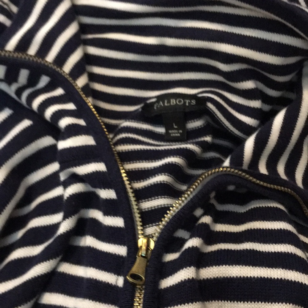 Talbots Full Zip Cardigan Size Large - Picture 4 of 5